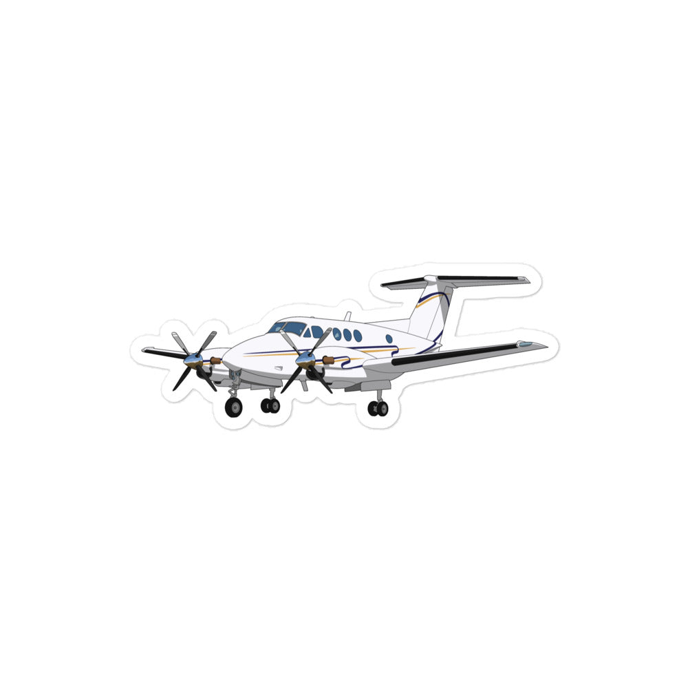 Beechcraft King Air F90 Sticker – PlaneFits